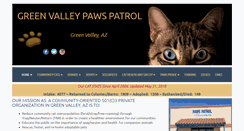 Desktop Screenshot of greenvalleypawspatrol.org