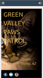 Mobile Screenshot of greenvalleypawspatrol.org